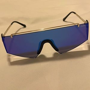 Quay Lizzo Transcend Blue Sunglasses